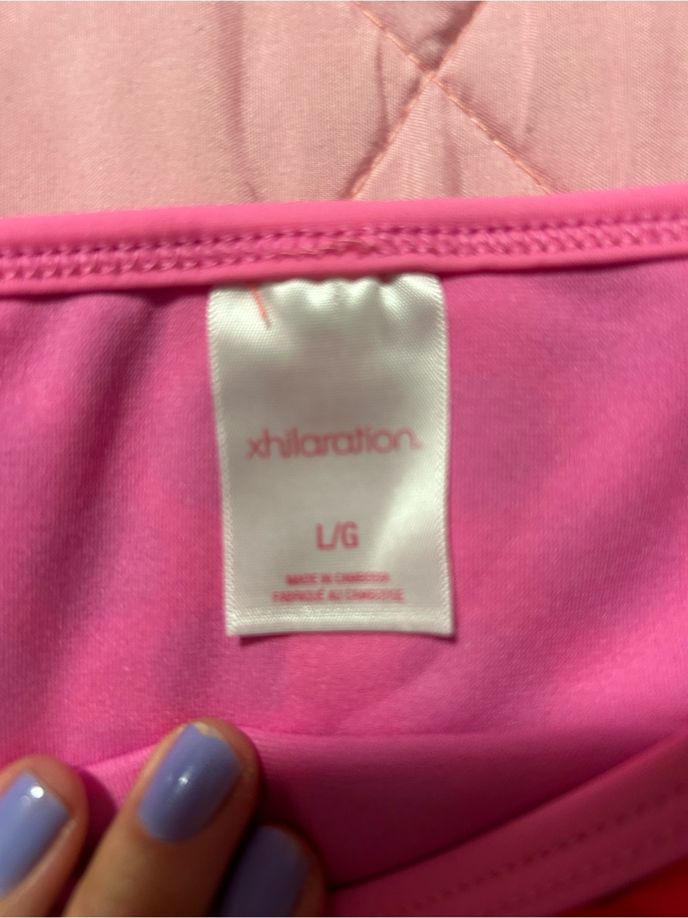 Women’s Pink Polka Dot Bikini Bottom size large - Picture 3 of 3